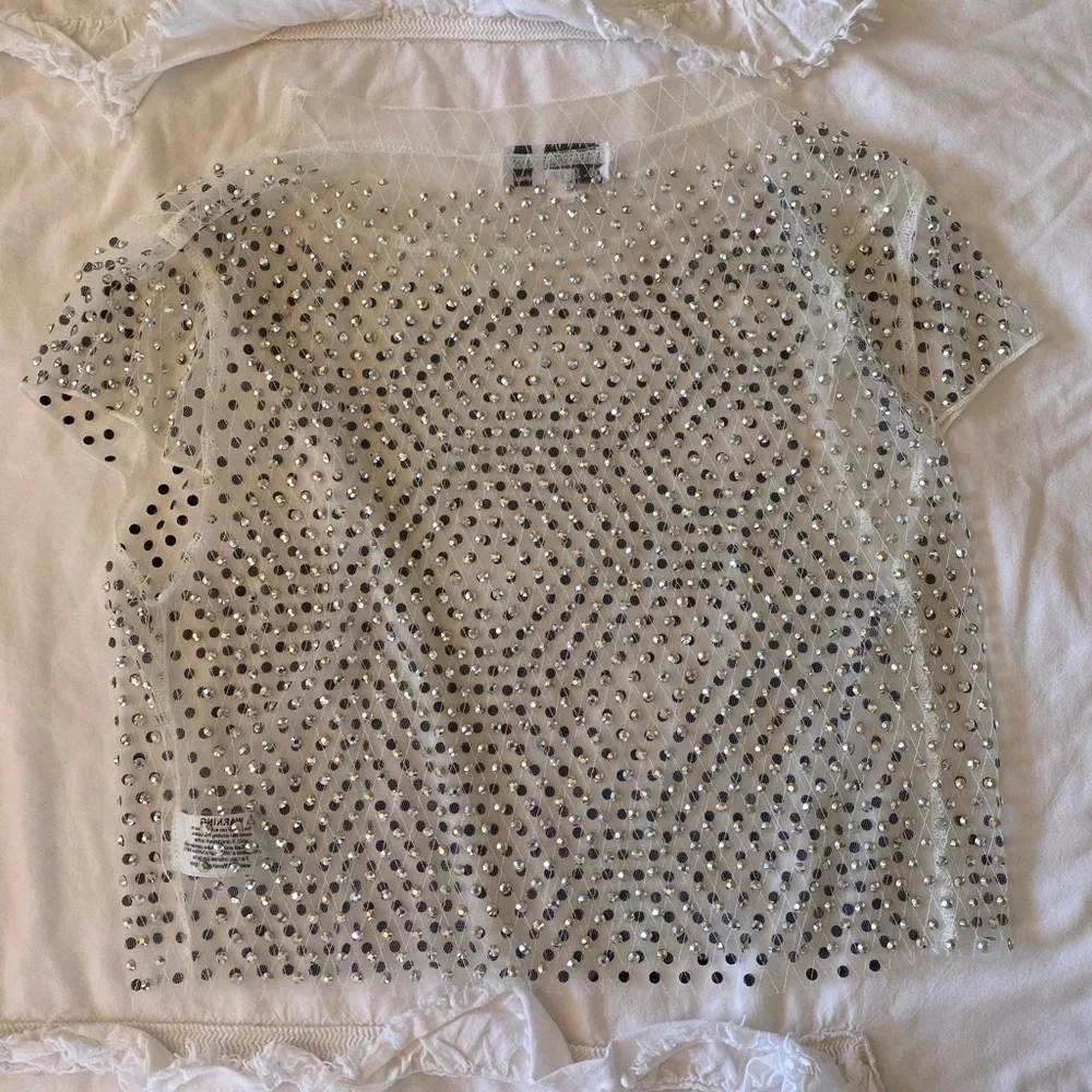 💎Hot & Delicious Mesh Rhinestone Top💎 - Picture 4 of 4